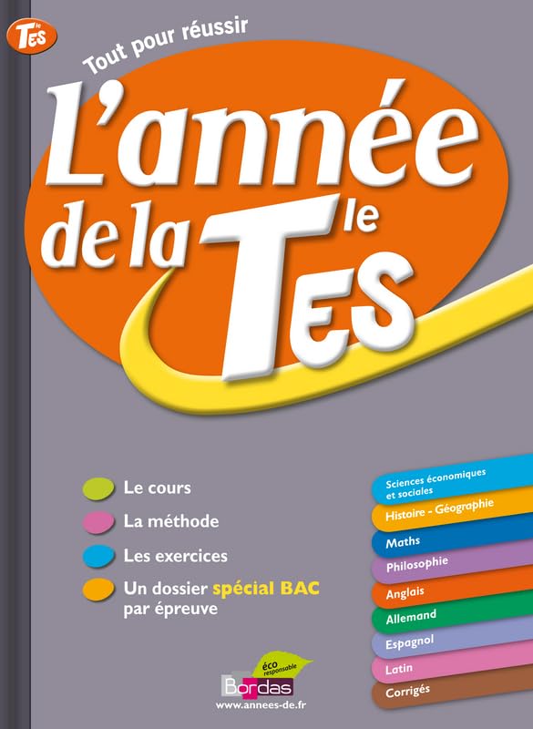 Product Image: L'année de la Tle ES