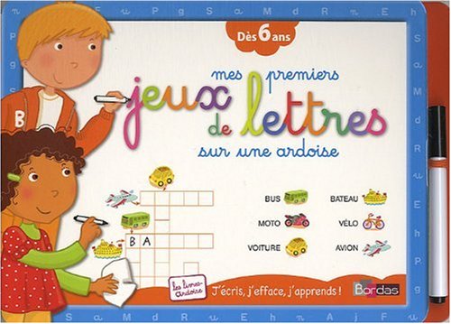 Mes premiers jeux de lettres sur une ardoise book