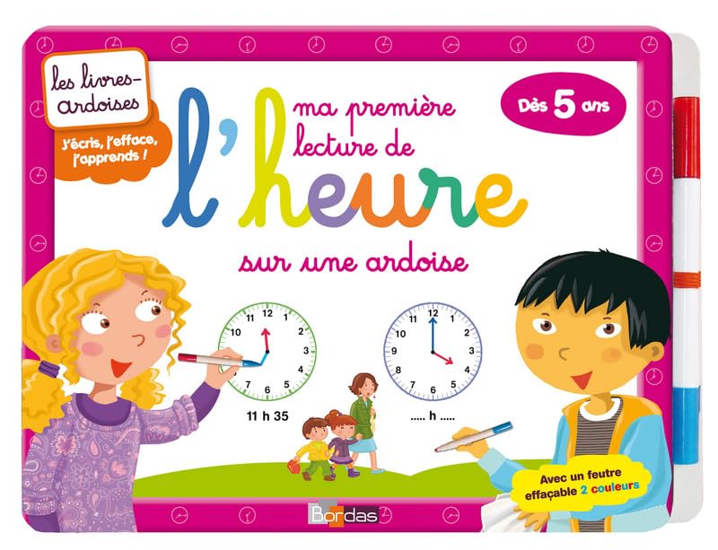 Ma première lecture de l'heure sur une ardoise: Dès 5 ans Books