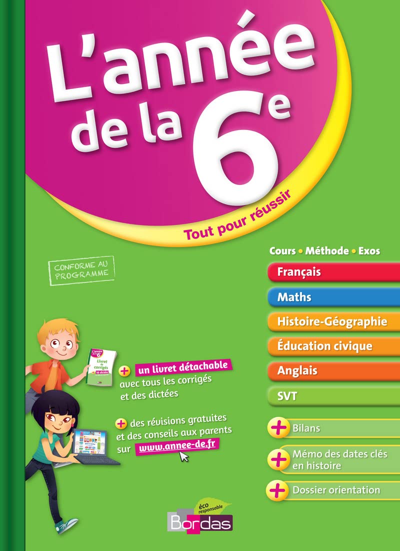 L'Année de la 6e - Toutes les matières book