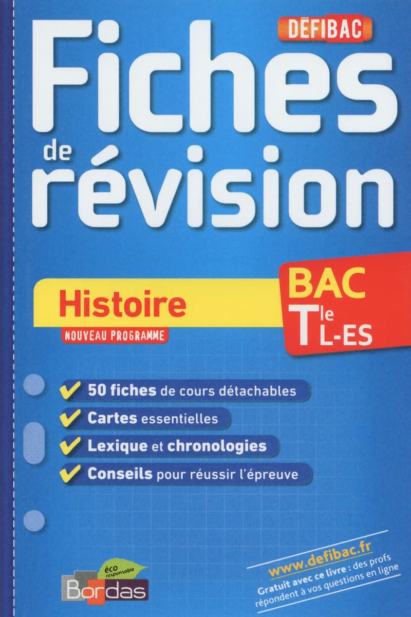 DEFIBAC FICHES HIST TER L-ES book