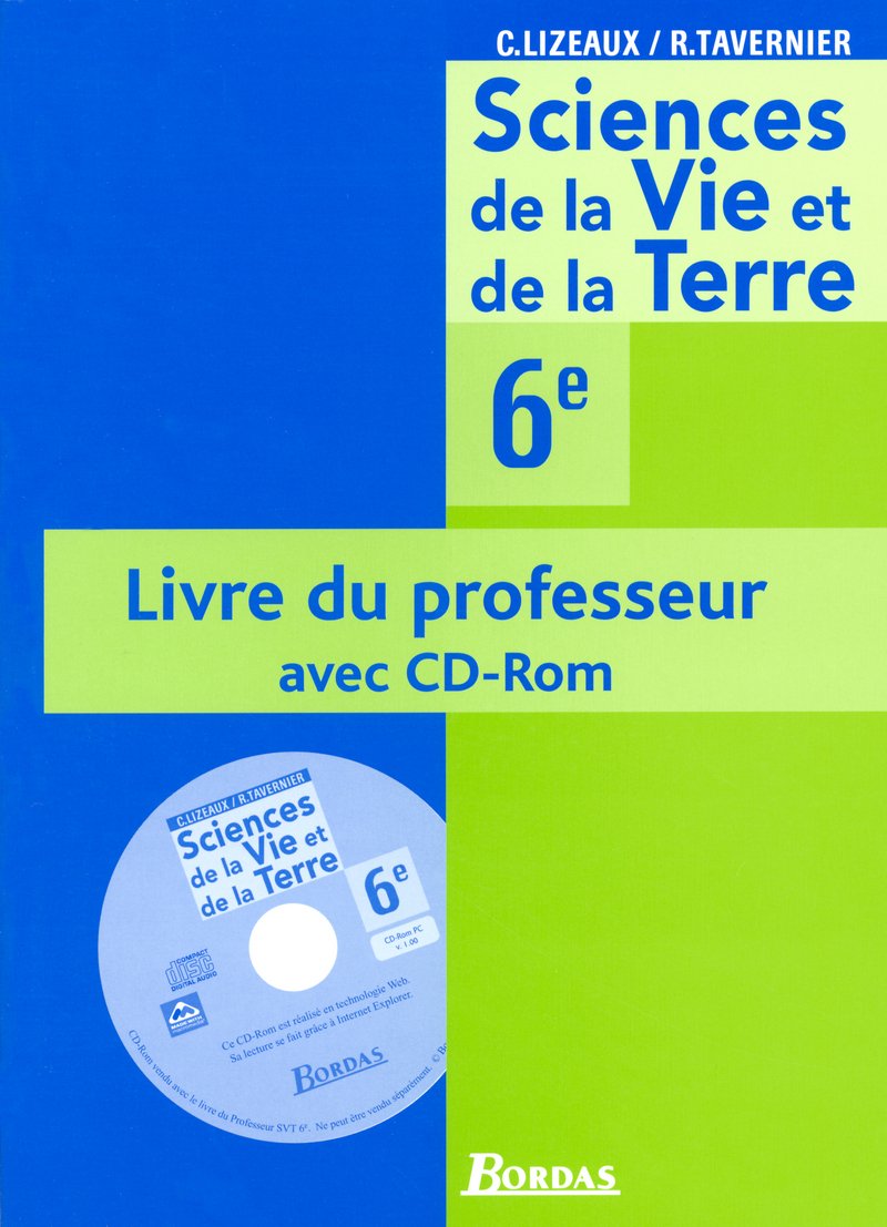 Sciences de la Vie et de la Terre 6e: Livre du professeur Books