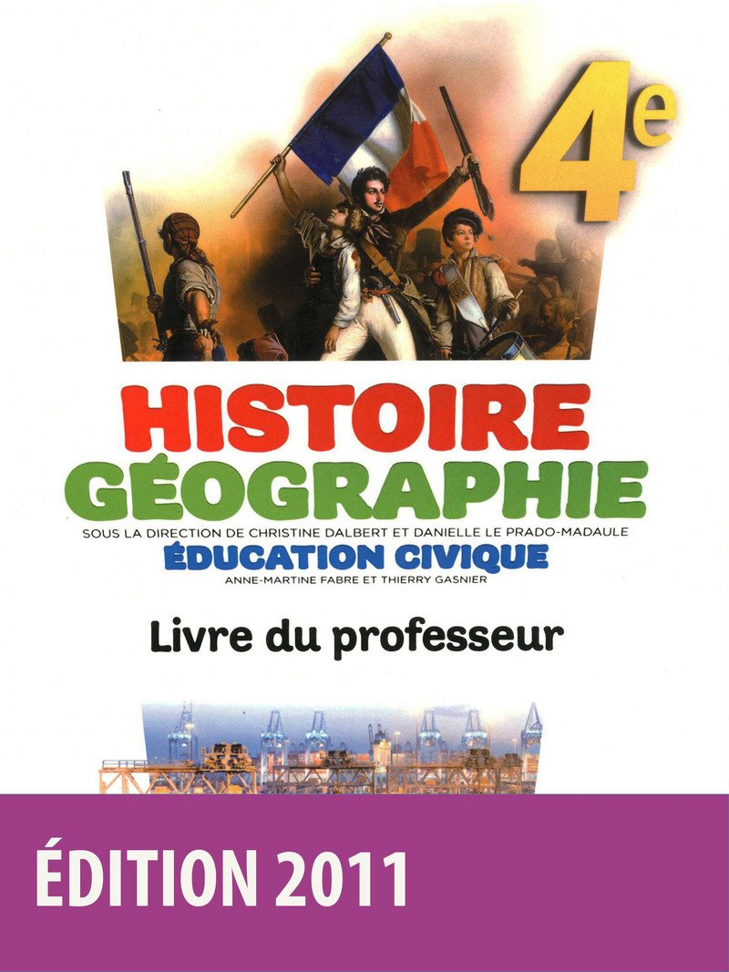 Histoire Géographie Education Civique 4e: Livre du professeur Books