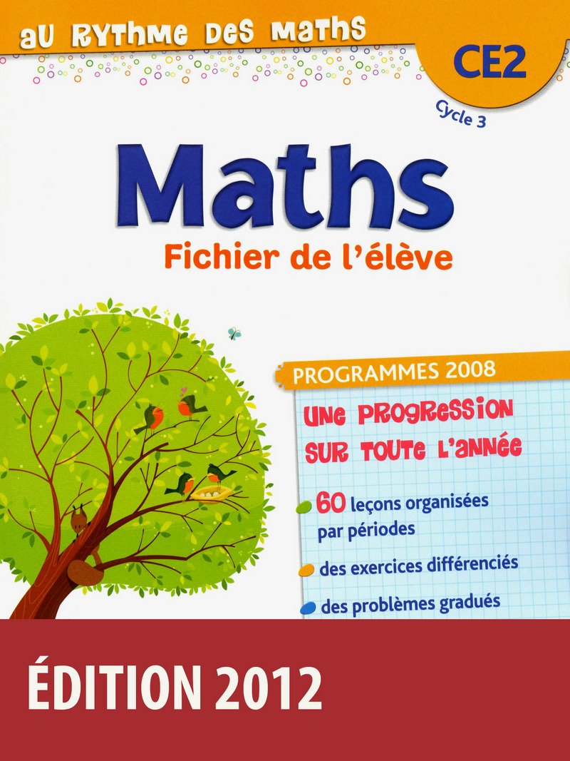 Au rythme des maths CE2 • Fichier de l'élève book