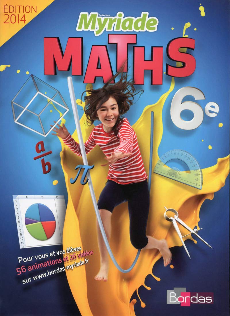 Myriade Mathématiques 6e 2014 Manuel de l'élève Education & Training