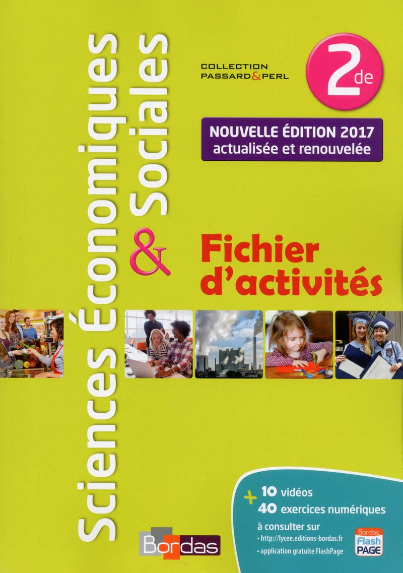 Sciences économiques et sociales 2de book