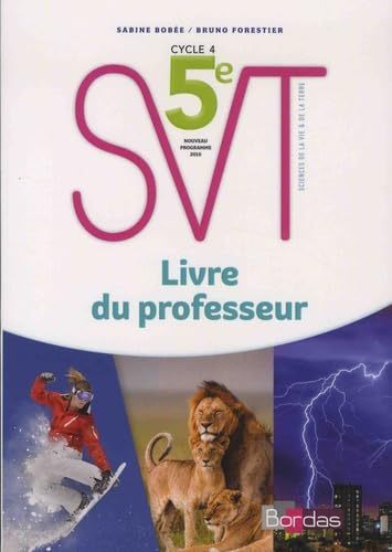 Bobée Forestier SVT 5e 2017 Livre du professeur book