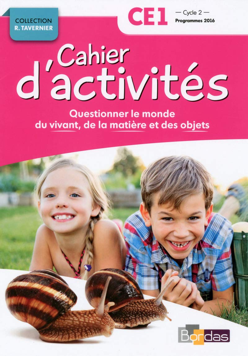 Questionner le monde du vivant, de la matière, des objets CE1 book