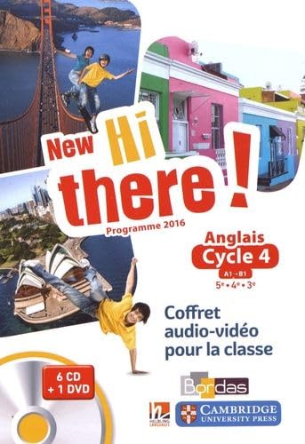 New Hi There Anglais Cycle 4 2017 Matériel Audio Video collectif dvd