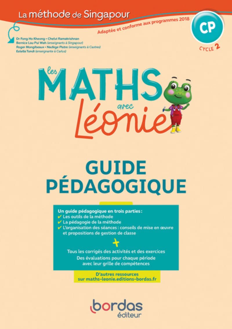 Les Maths avec Léonie CP 2019 Livre du professeur book