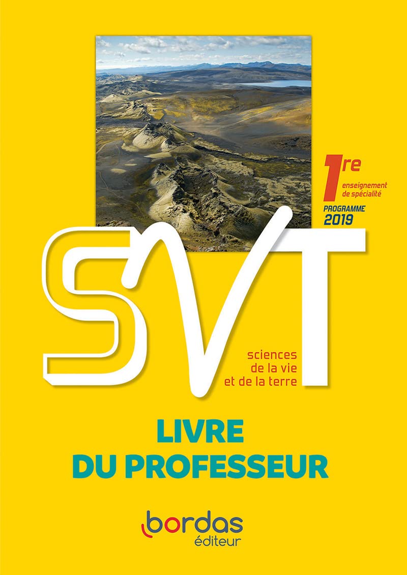 SVT Baude Jusserand 1re 2019 - Livre du professeur book
