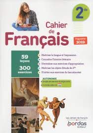 Cahier de français seconde Books