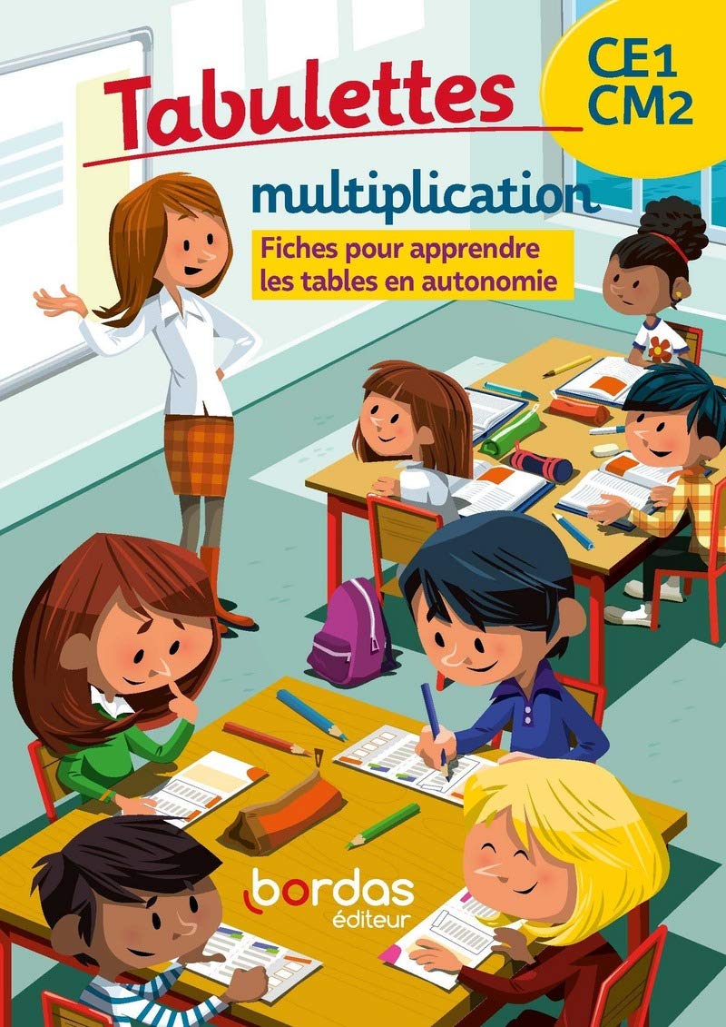 Tabulettes Multiplication - Fiches pour la mémorisation des tables book