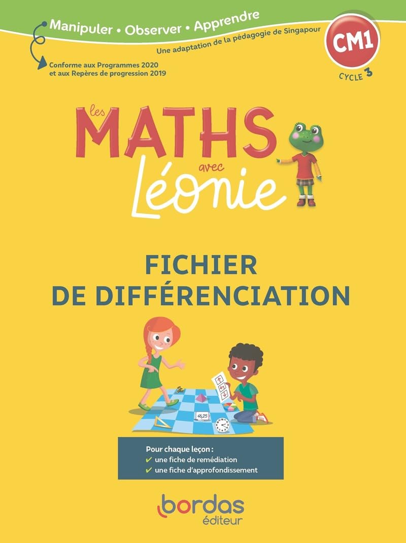 Les Maths avec Léonie CM1 - Pédagogie de Singapour book