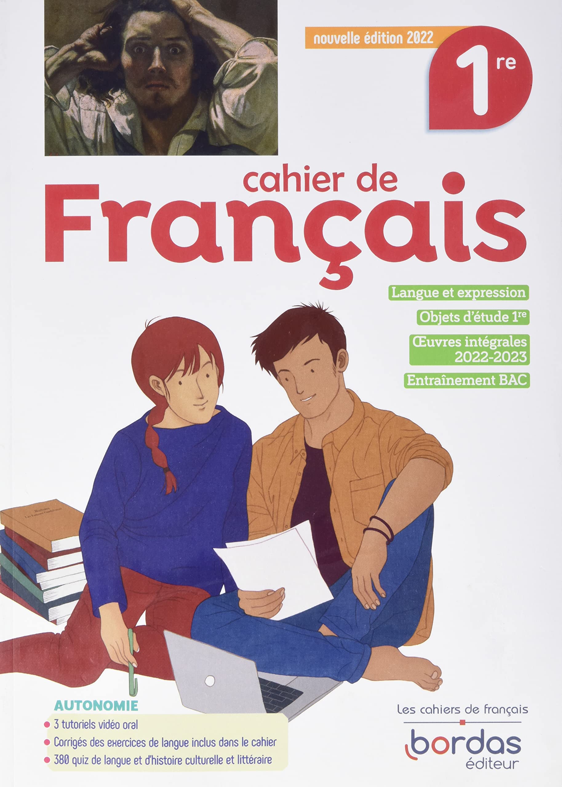 Cahier de français 1re book