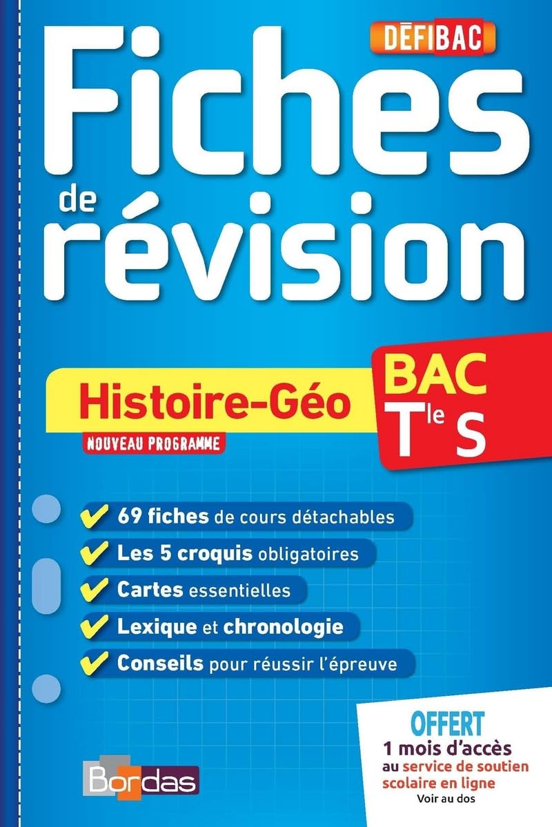 DEFIBAC FICHES HIST-GEO TLE S book