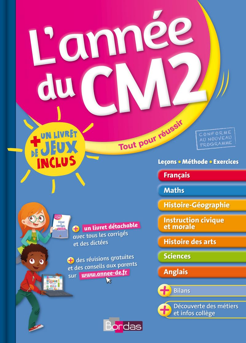 ANNEE DU CM2 + LIVRET JEUX book