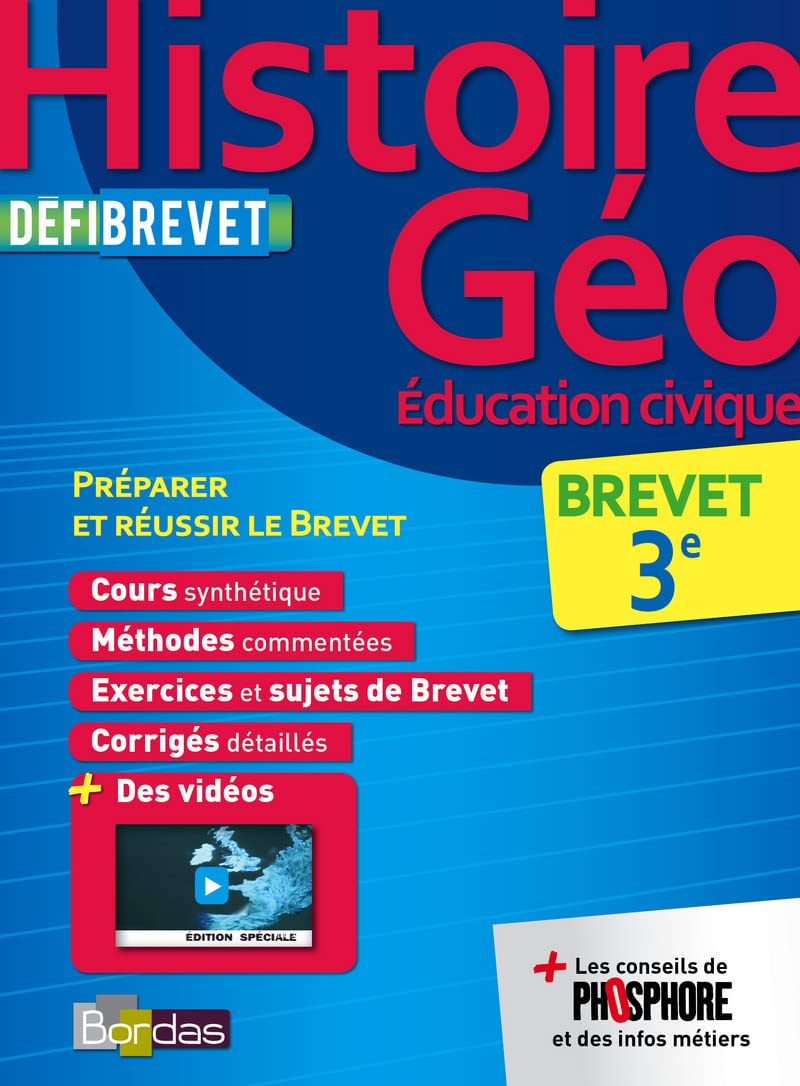 Défibrevet Cours/méthodes/Exos Histoire/Géo. 3e book