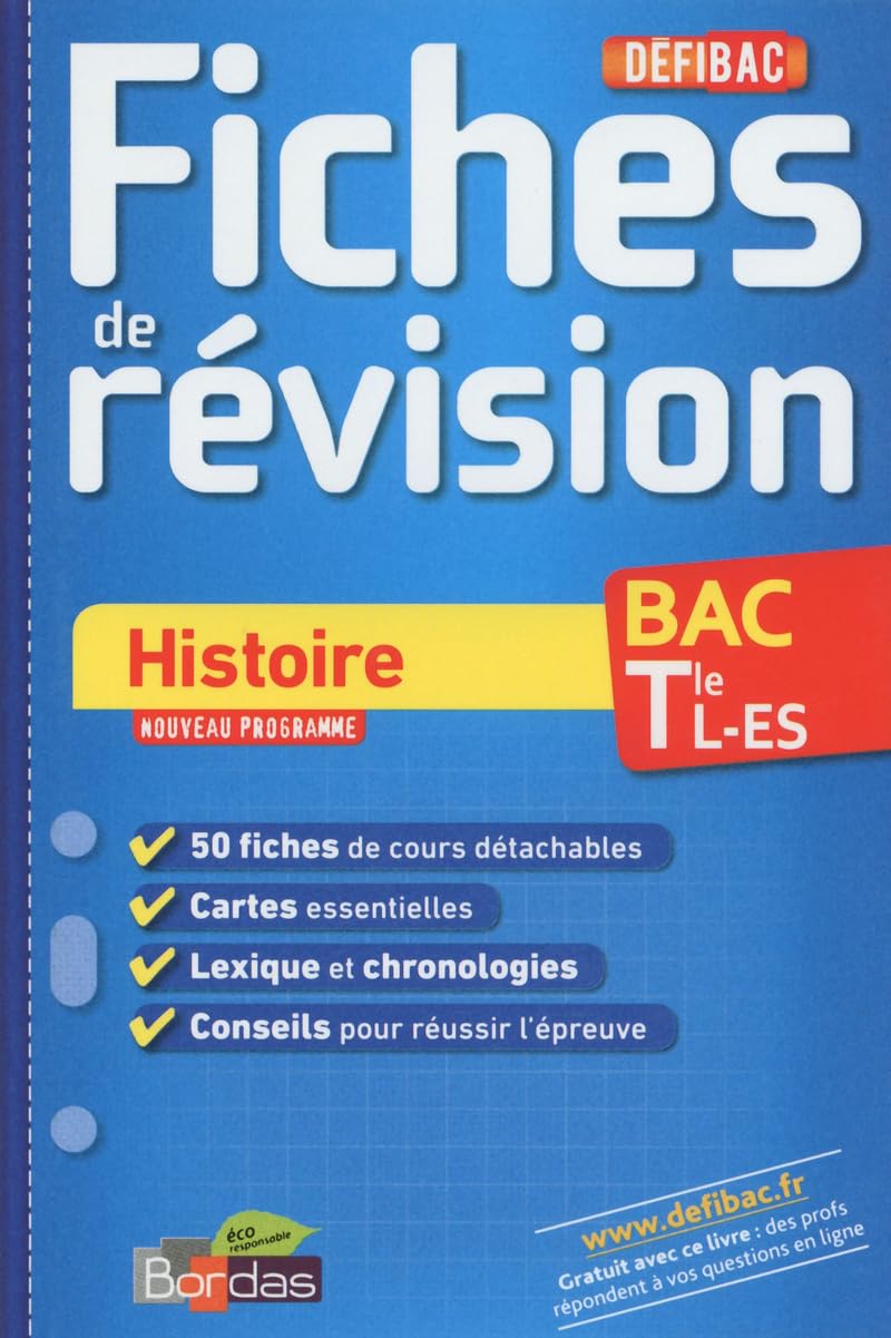 Histoire BAC Tle L-ES: Fiches de révision Geology & Geography