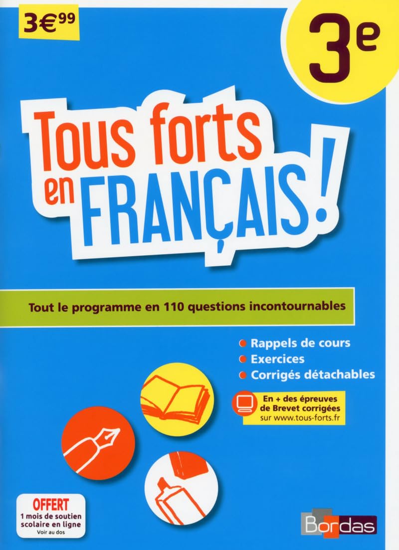 Tous forts en Français 3e book