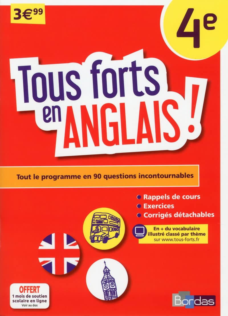 Product Image: Tous forts en Anglais 4e