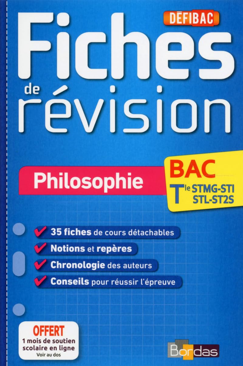 DéfiBac - Fiches de révision - Philosophie Tles STMG-SMS-ST2S-STL book