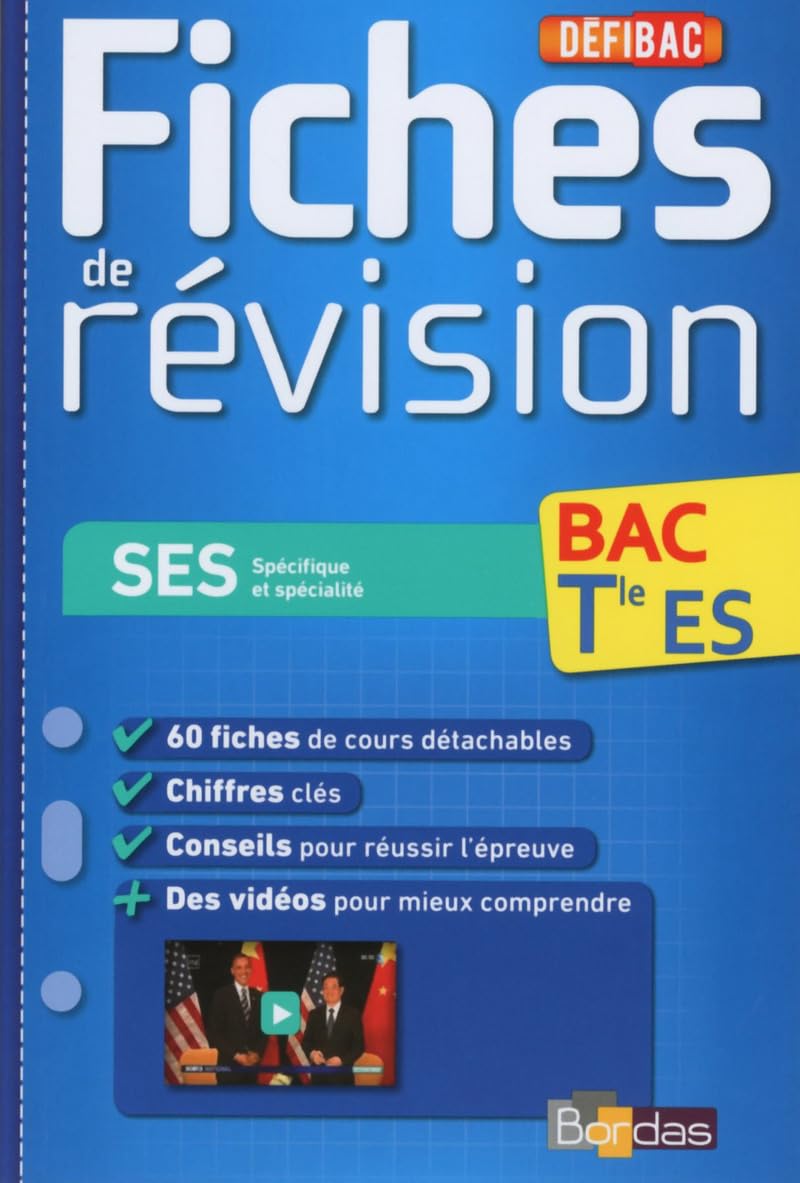 DéfiBac - Fiches de révision - SES Tle ES Professional & Reference Books