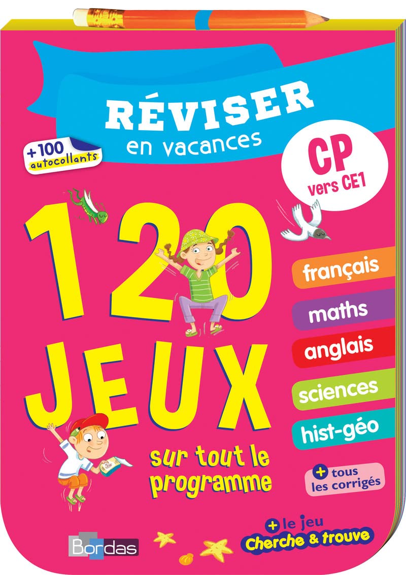 Réviser en vacances - Bloc jeux CP vers CE1 book