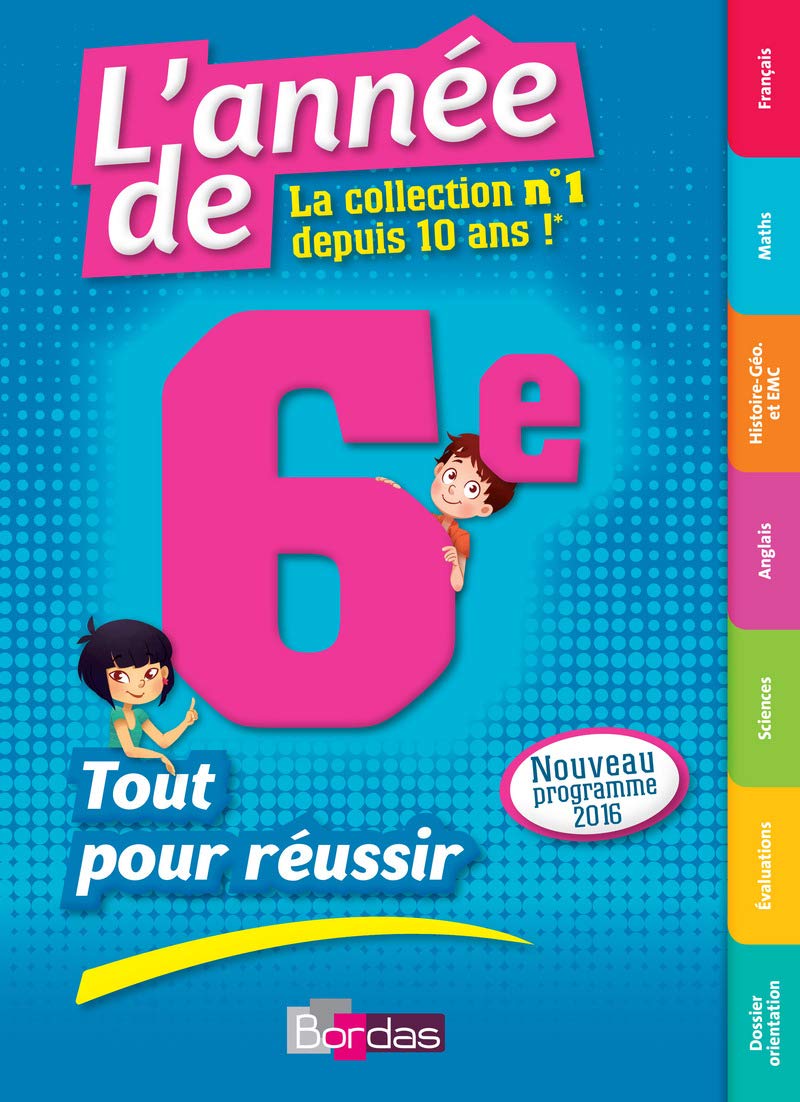 L'Année de 6e Tout pour réussir Professional & Reference Books