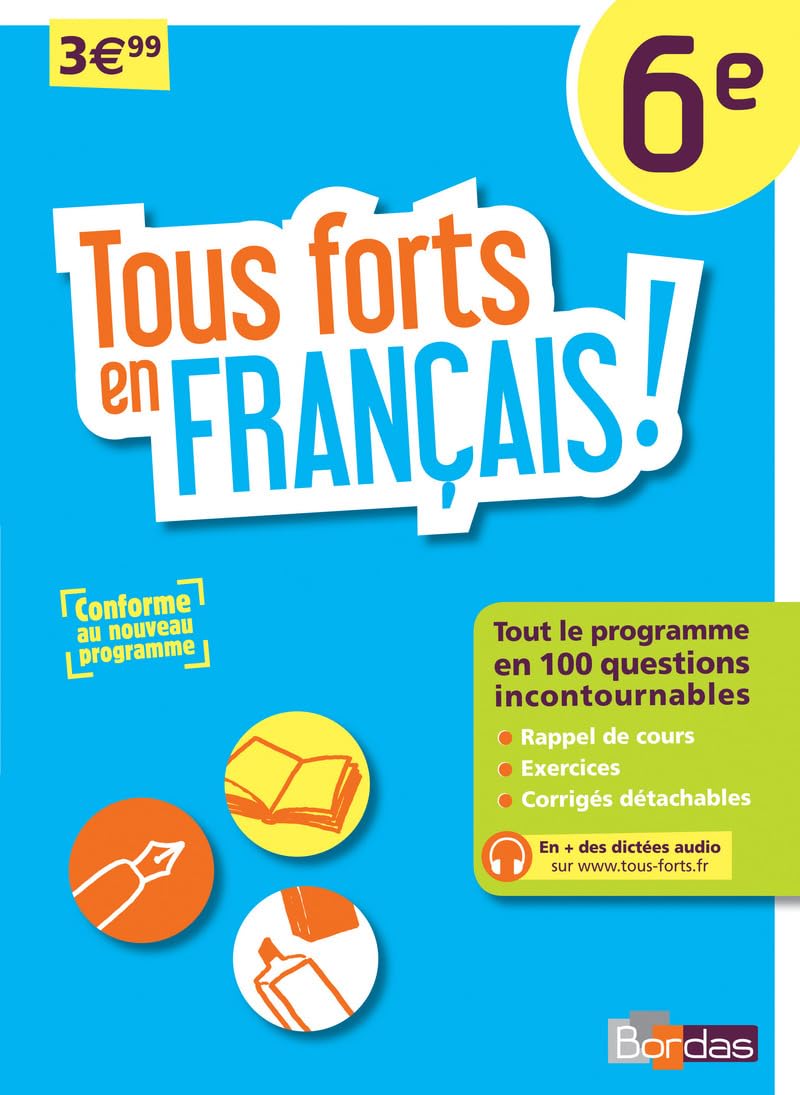 Tous forts en Français 6e - Nouveau programme 2016 book