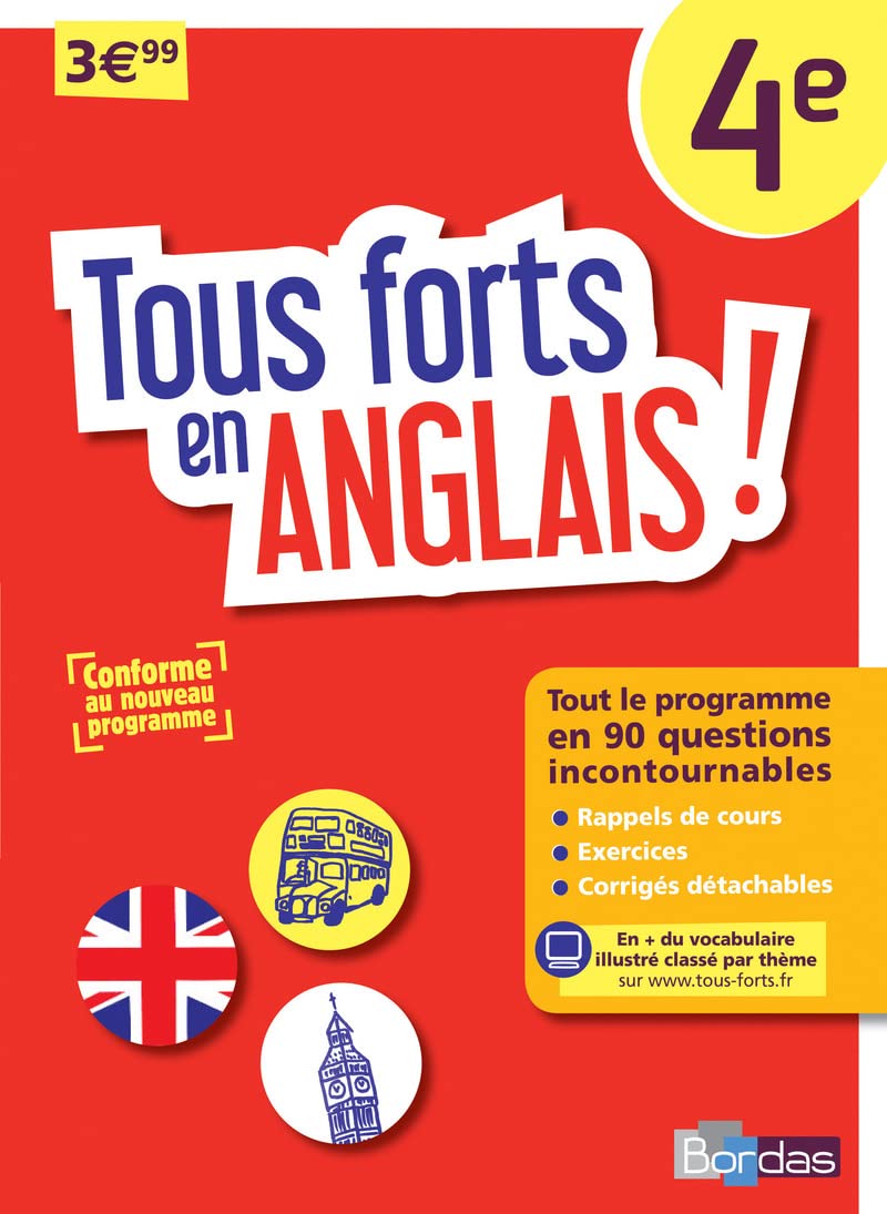 Tous forts en Anglais 4e - Nouveau programme 2016 book