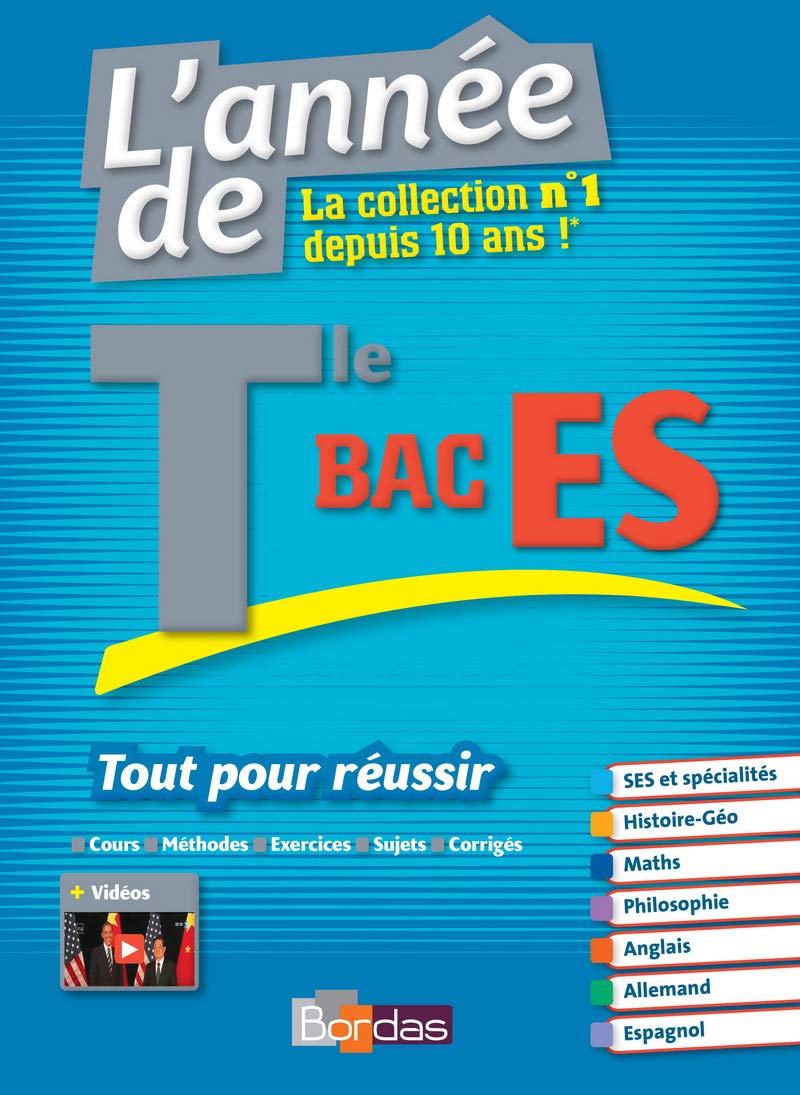 L'Année du Bac Term Es - Tout pour Réussir book