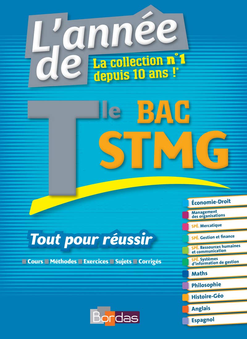 L'Année du Bac Term Stmg - Tout pour Réussir book