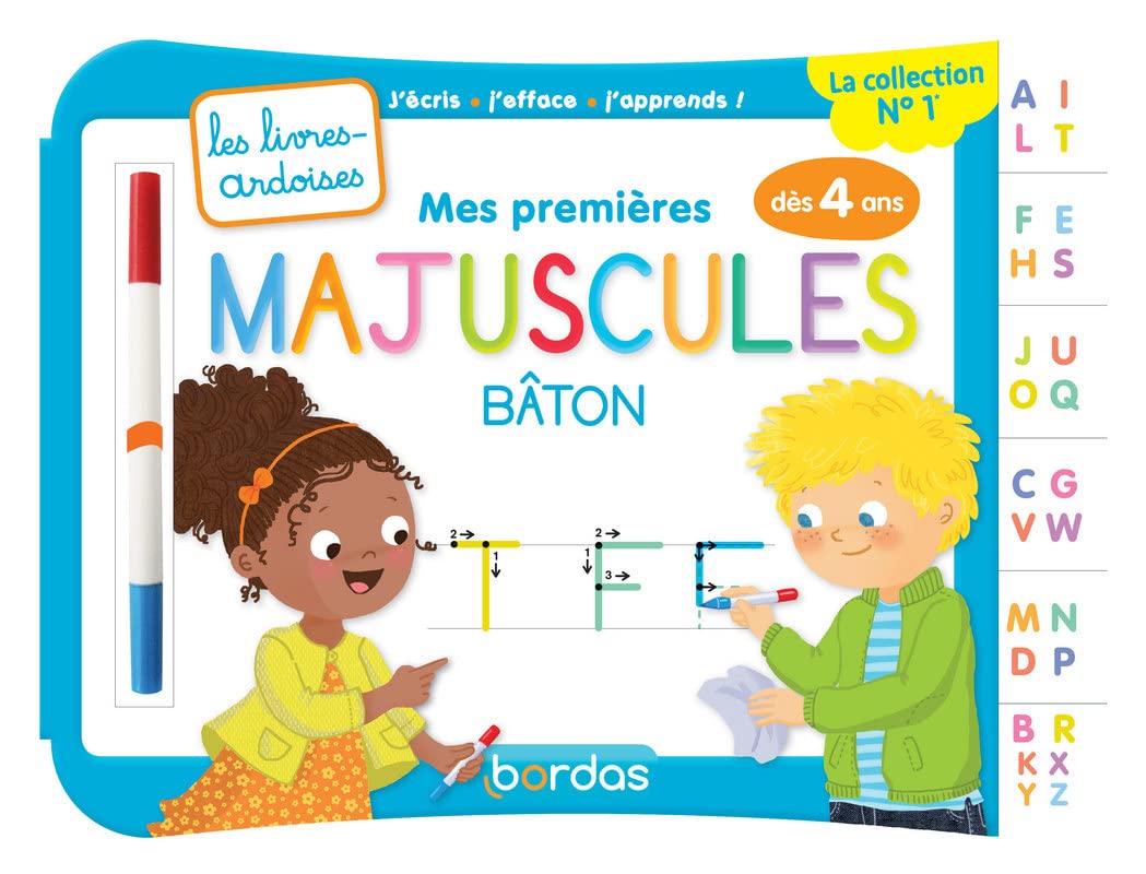 Mes premières majuscules bâton book