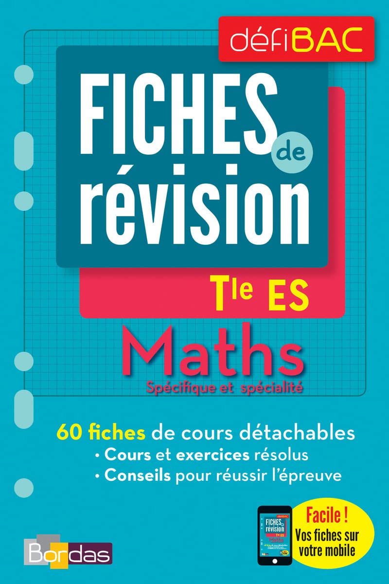 DéfiBac - Fiches de révision - Maths Tle ES Spécifique et spécialité Professional & Reference Books