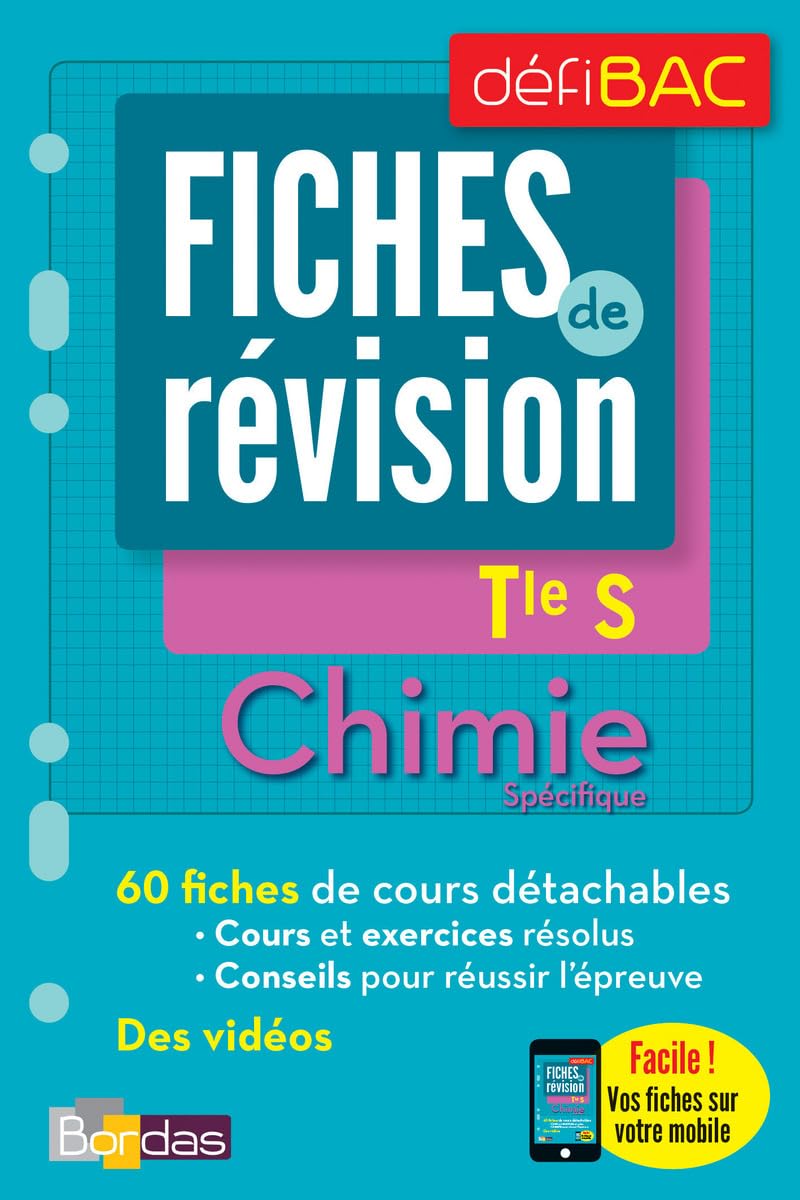 DéfiBAC - Fiches de révision - Chimie Spécifique Tle S Professional & Reference Books