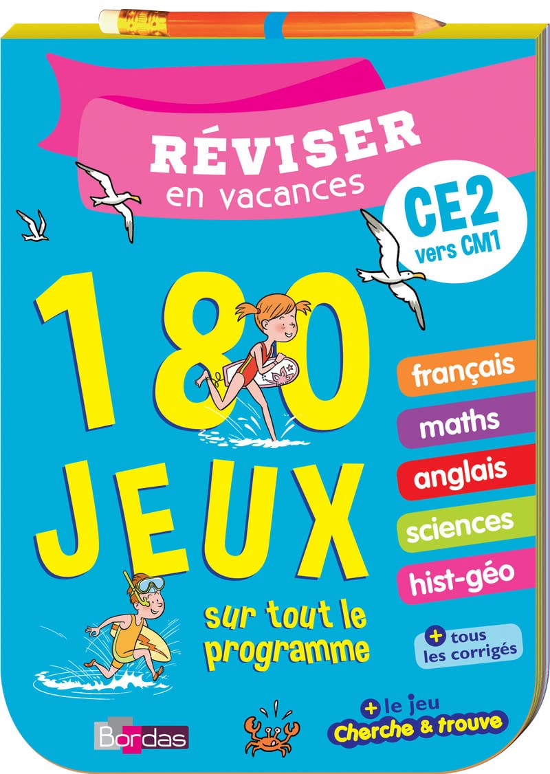 Réviser en vacances CE2 vers CM1 - Cahier de vacances book