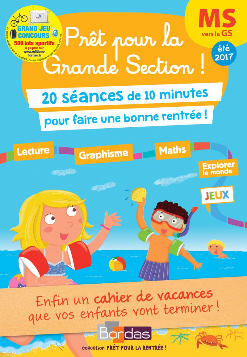 Prêt pour la Grande Section! MS vers la GS - Cahier de vacances book