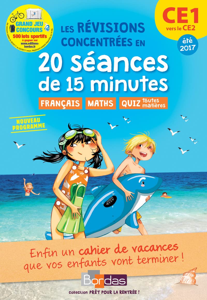 Prêt pour la rentrée! CE1 vers le CE2 - Cahier de vacances book