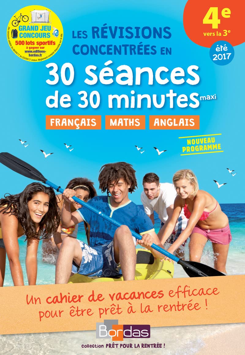 Prêt pour la rentrée! 4e vers la 3e - Cahier de vacances book