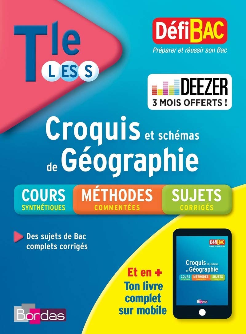DéfiBac Croquis et schémas de géographie Term L-ES-S Professional & Reference Books