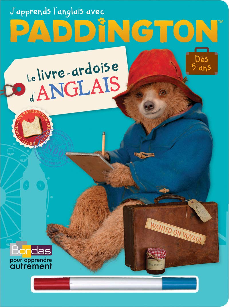 Paddington - Le livre-ardoise d'anglais avec 1 feutre 2 couleurs - Dès 5 ans book