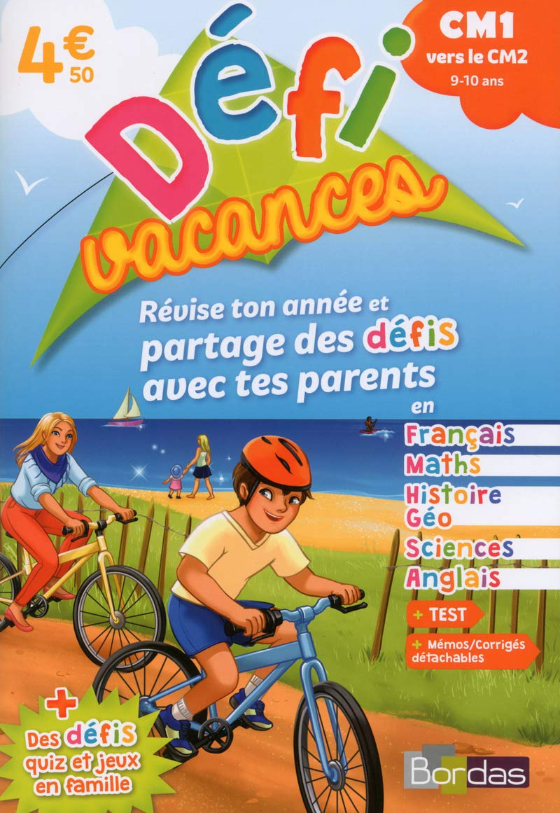 DéfiVacances CM1 vers CM2 - Révise ton année et partage des défis avec tes parents Professional & Reference Books