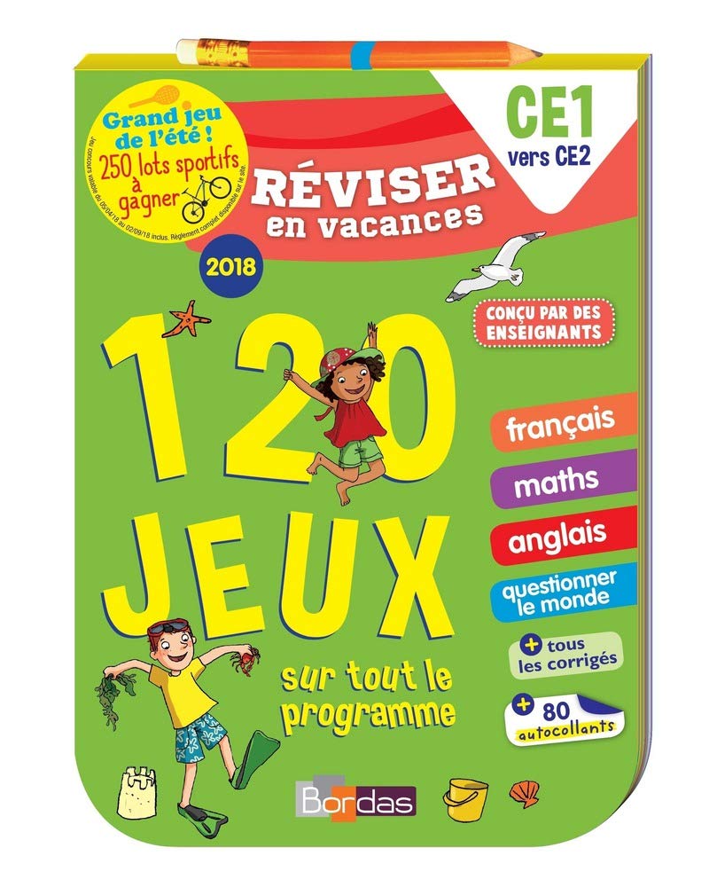 Réviser en vacances CE1 vers CE2- Cahier de vacances book