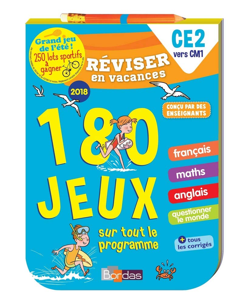 Réviser en vacances CE2 vers CM1- Cahier de vacances book