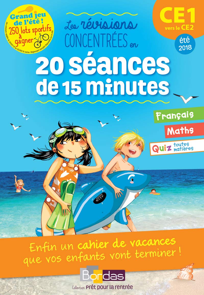 Prêt pour la rentrée! CE1 vers le CE2- Cahier de vacances book
