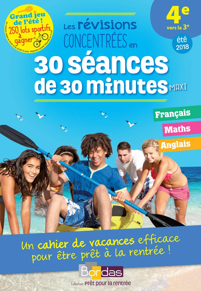 Prêt pour la rentrée! 4e vers la 3e- Cahier de vacances book