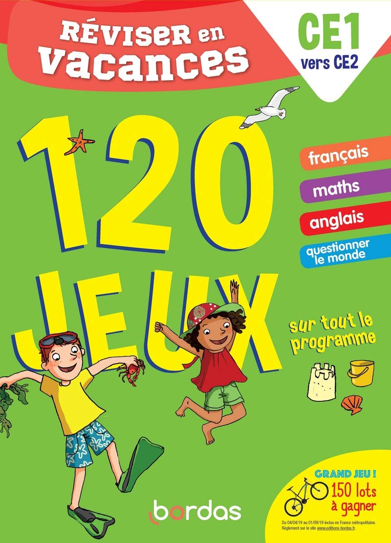 Réviser en vacances - CE1 vers CE2: 120 jeux sur tout le programme Professional & Reference Books