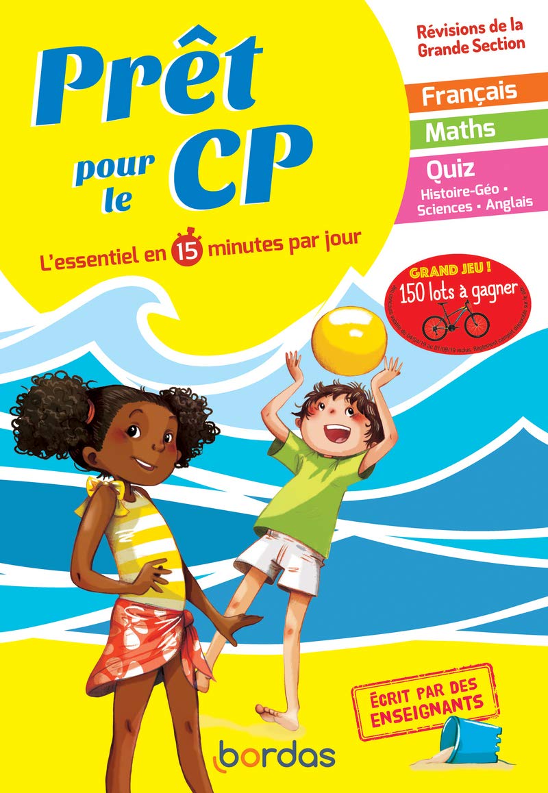 Prêt pour le CP – Cahier de vacances, révisions de la Grande Section (GS) book