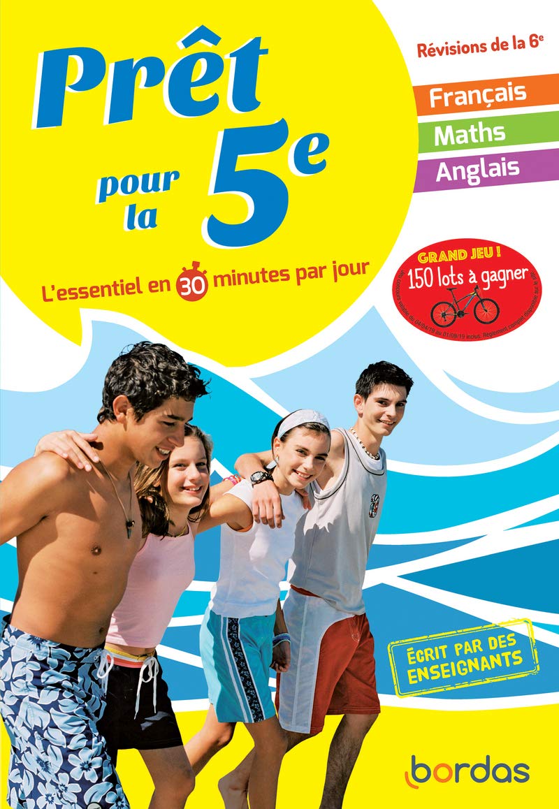 Prêt pour La 5ème – Cahier de vacances, révisions de la 6ème book